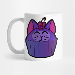 Catcake With Mouse-Cherry - Purple Mug